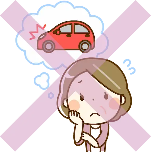 車等の運転のイラスト