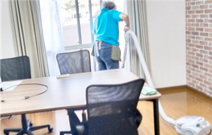 社員の清掃業務