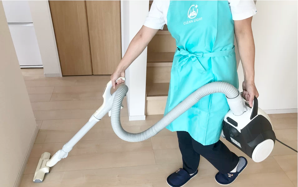 オフィス清掃の様子