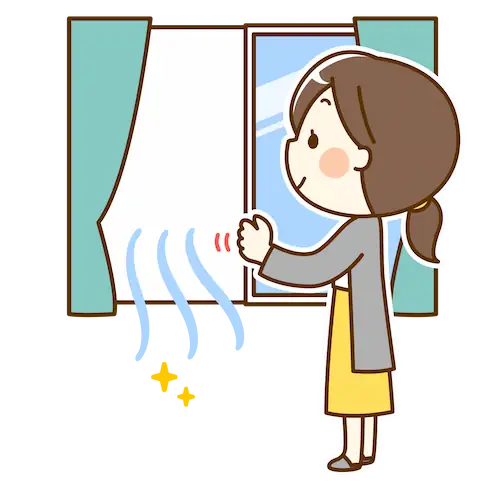換気のイラスト