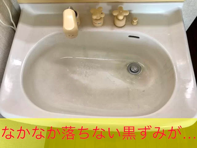 水回り清掃の作業風景